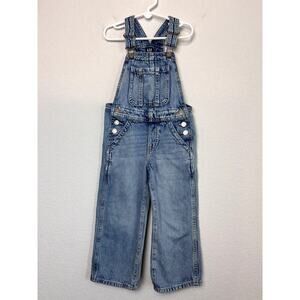 Gap Light Blue Denim Overalls - Size 4-5, Preowned